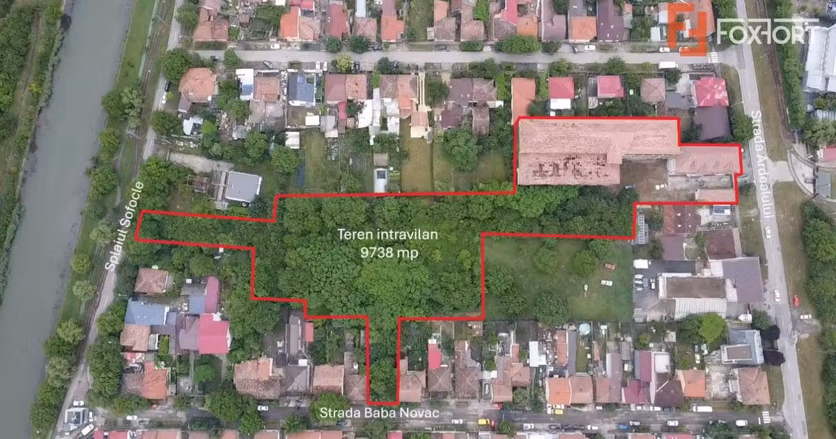 Teren Construcții intravilan de vânzare de 9738 mp, în zona Dâmbovița, Timișoara