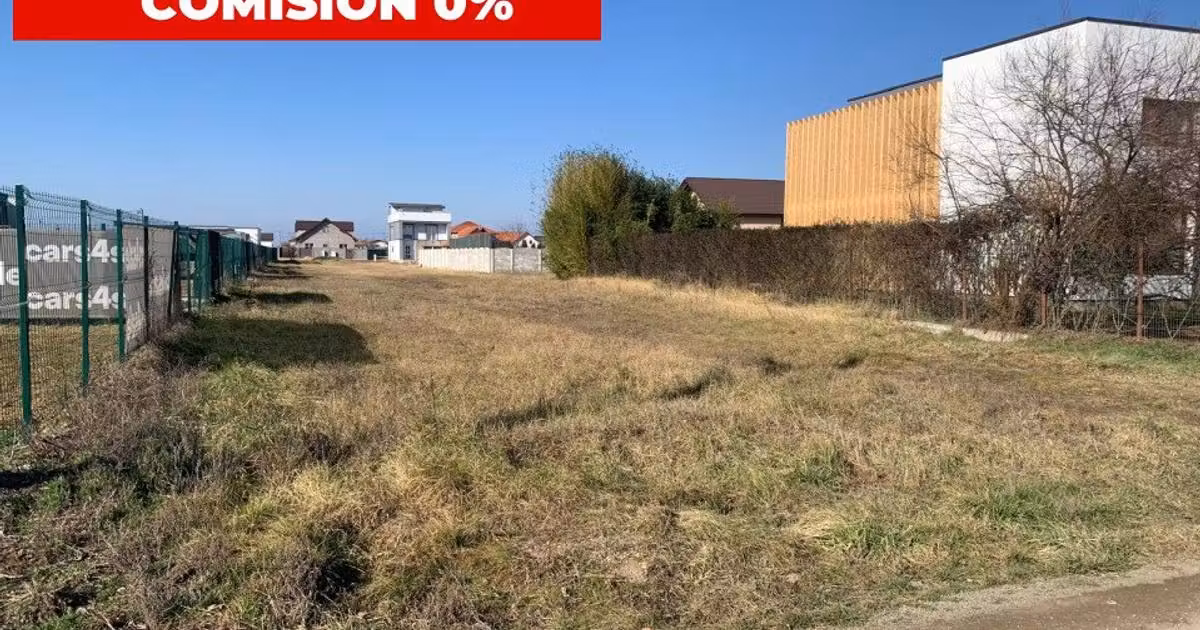 Teren Construcții intravilan de vânzare de 1122 mp, în Dumbrăvița