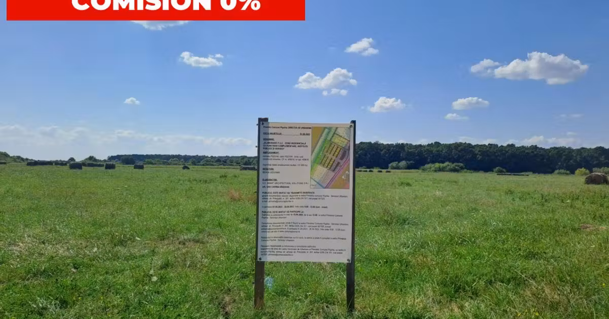 Teren Construcții intravilan de vânzare de 700 mp, în Pișchia