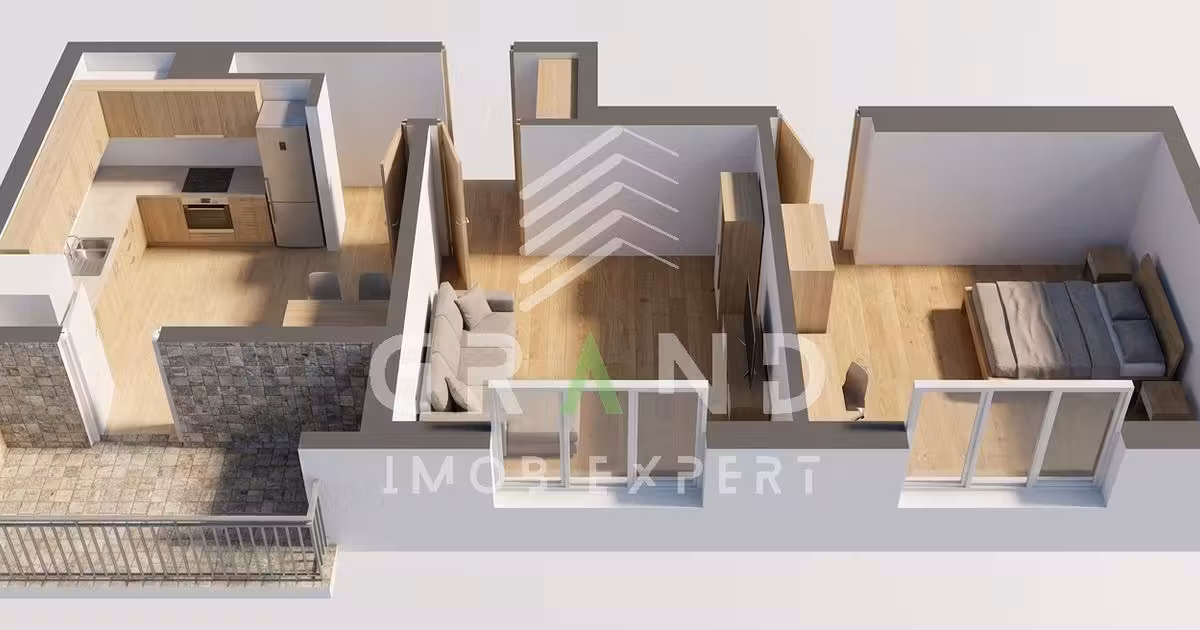 Apartament de vânzare cu 2 camere, mobilat în zona Mărăști, Cluj-Napoca