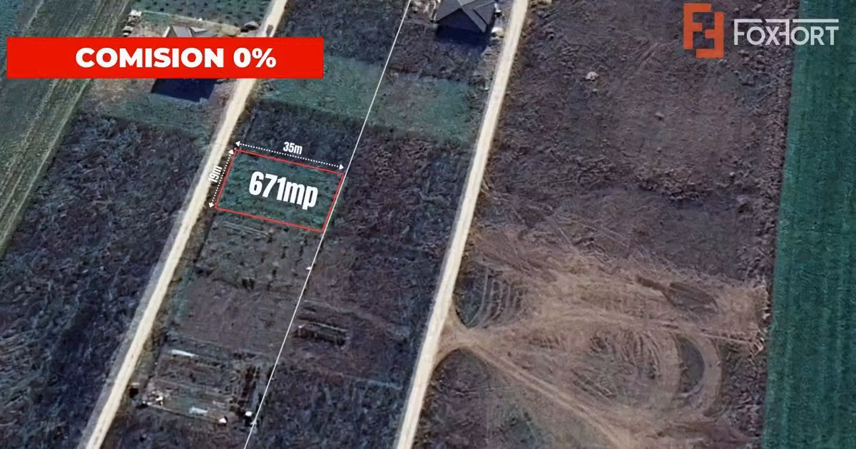 Teren Construcții intravilan de vânzare de 671 mp, în Săcălaz