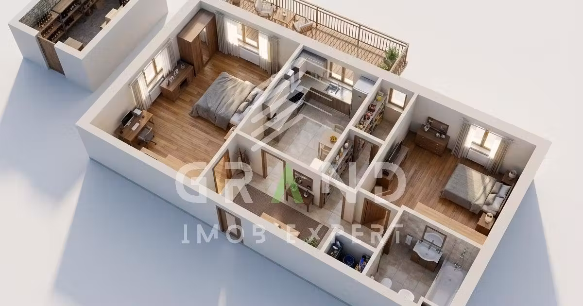 Apartament de vânzare cu 2 camere, mobilat în zona Mănăștur, Cluj-Napoca