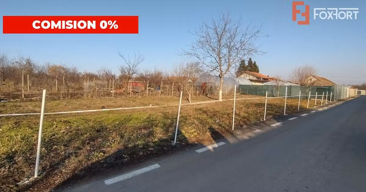 Teren Construcții intravilan de vânzare de 627 mp, în Giarmata
