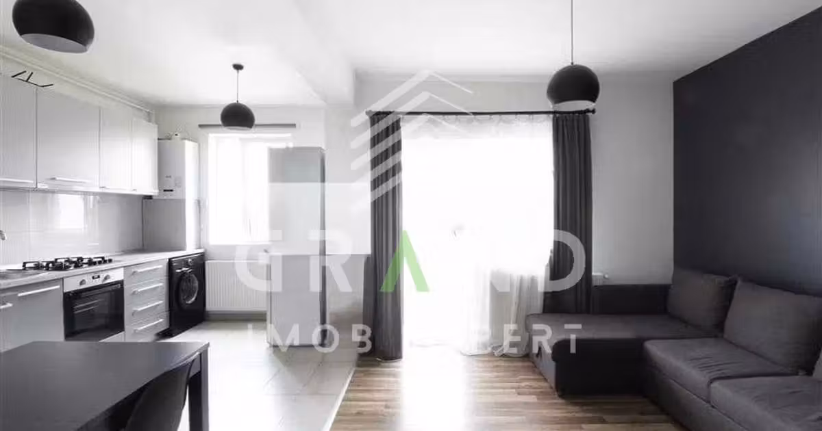 Apartament de vânzare cu 3 camere, mobilat în Florești