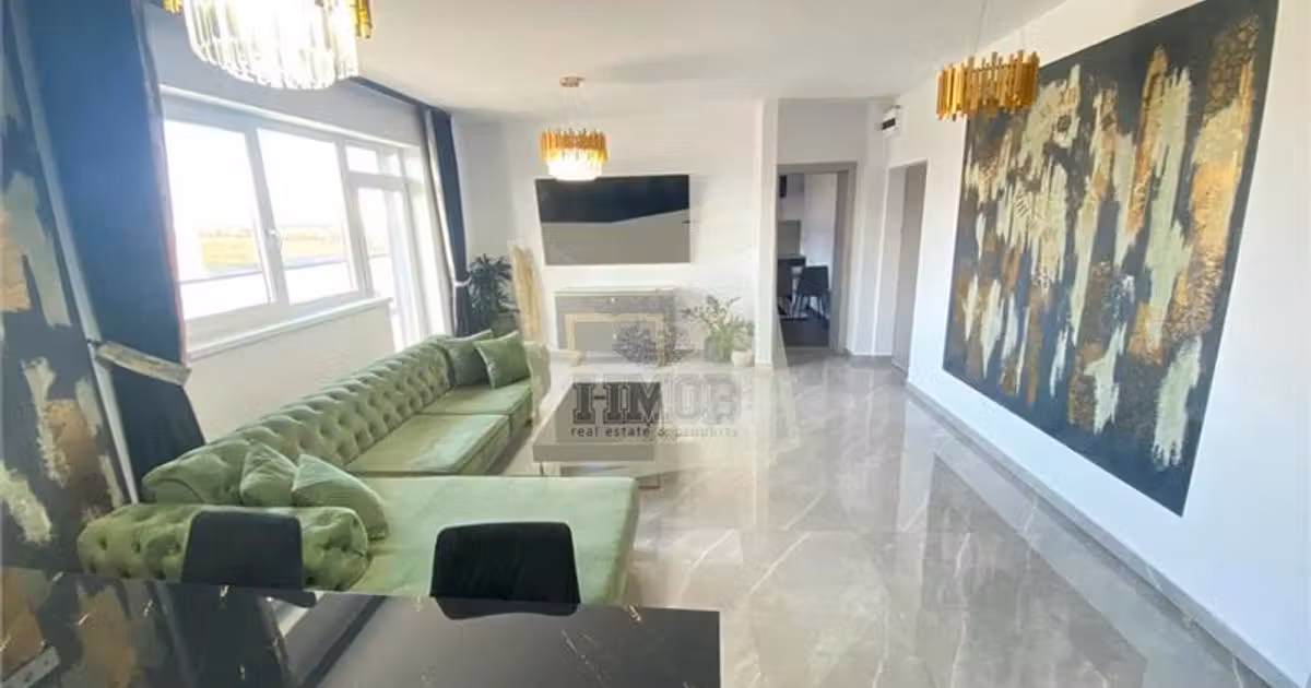 Penthouse de vânzare cu 3 camere, mobilat în zona Exterior Vest, Sibiu
