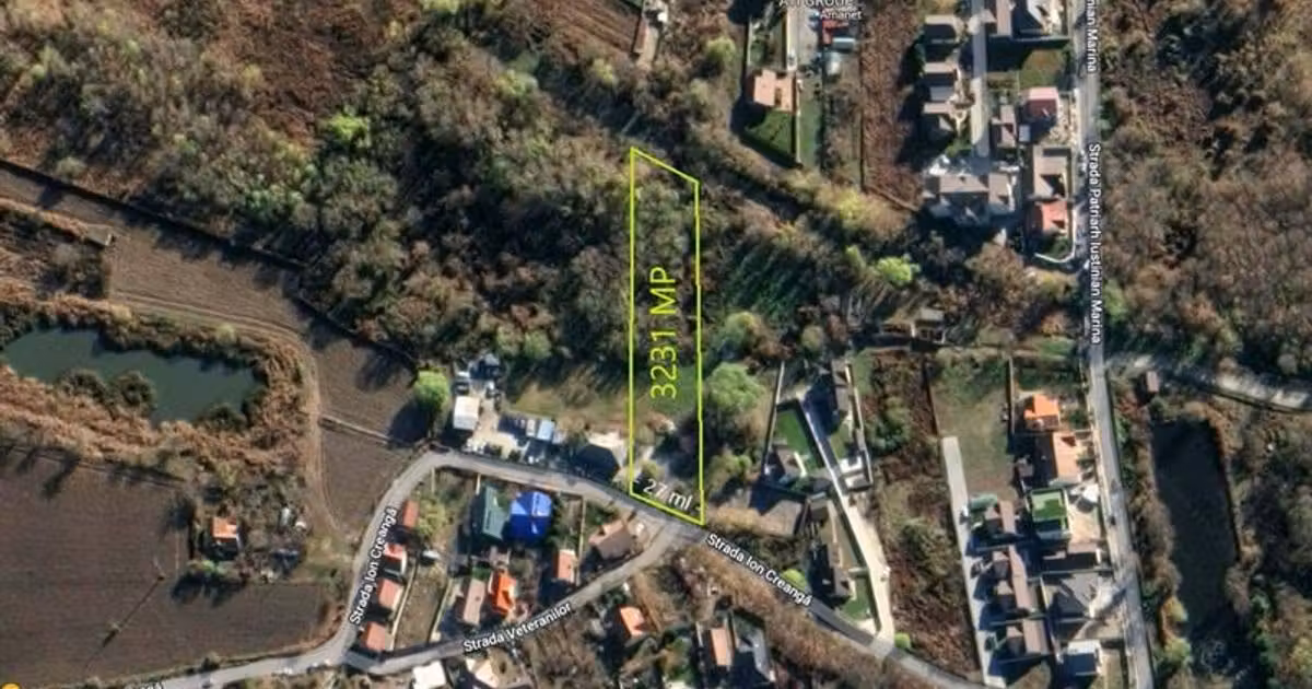 Teren Construcții intravilan de vânzare de 3231 mp, în zona Ostroveni, Râmnicu Vâlcea