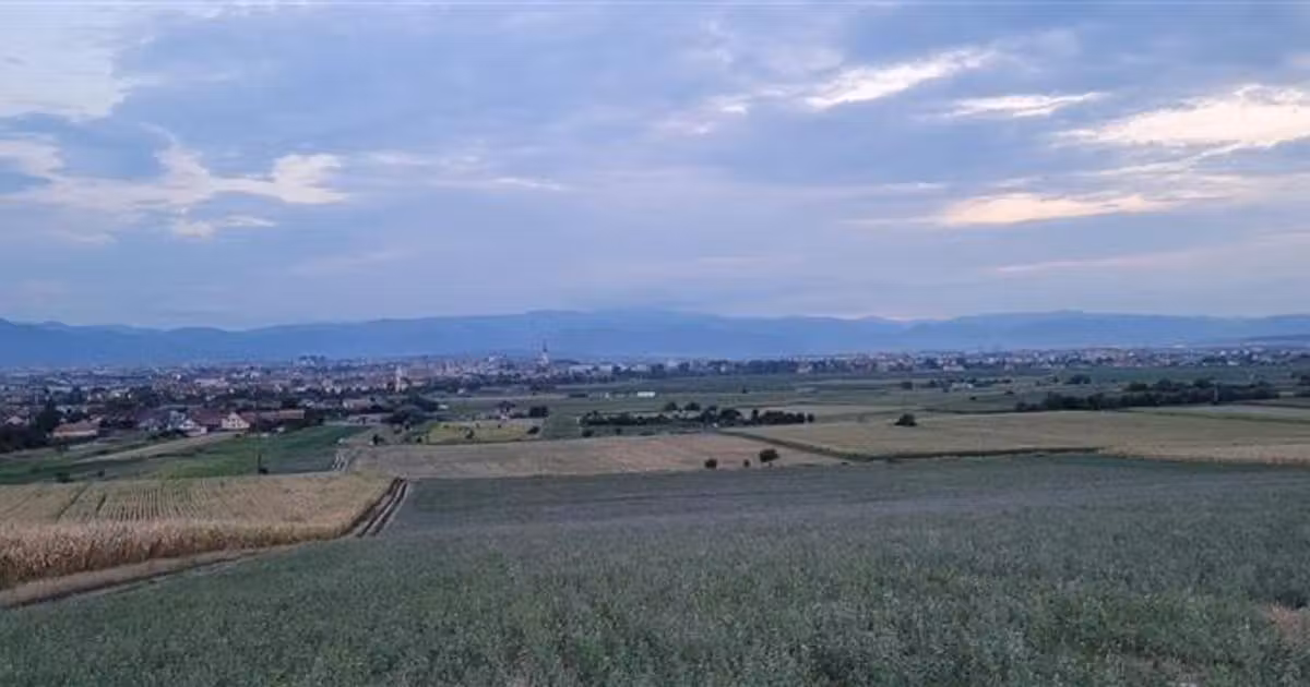 Teren agricol extravilan de vânzare de 4000 mp, în zona Gușterița, Sibiu