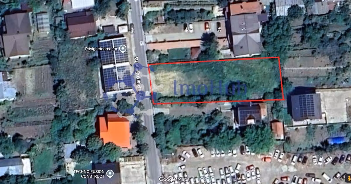 Teren Construcții intravilan de vânzare de 1018 mp, în zona Popas Păcurari, Iași