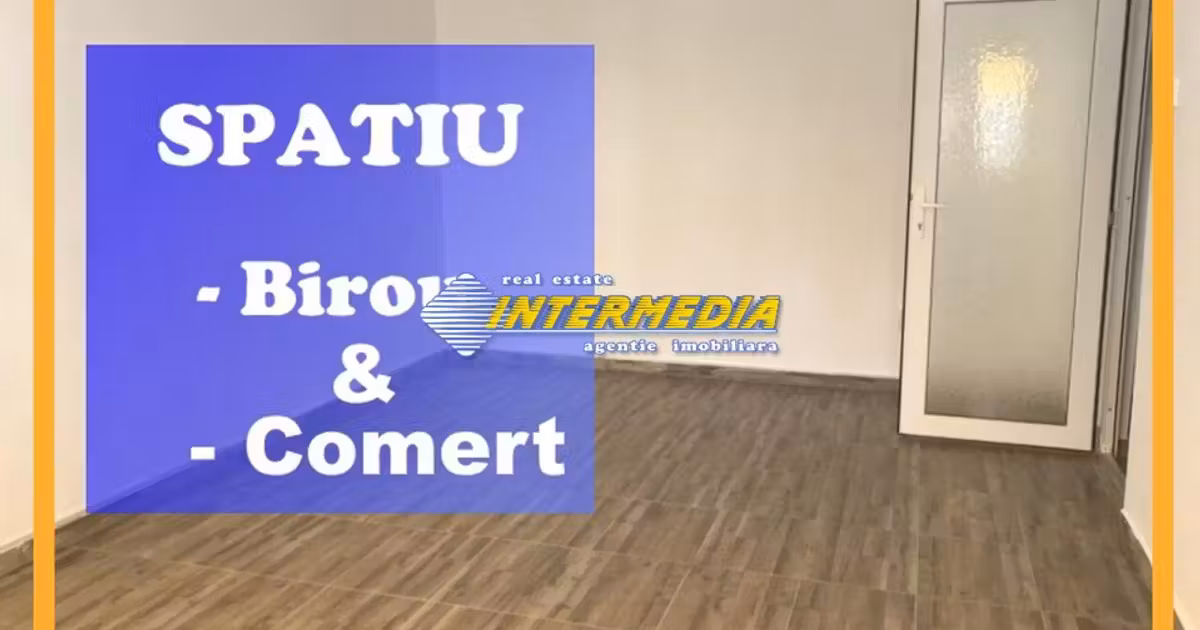 Spațiu comercial de vânzare de 25.00 mp, în zona Cetate, Alba Iulia