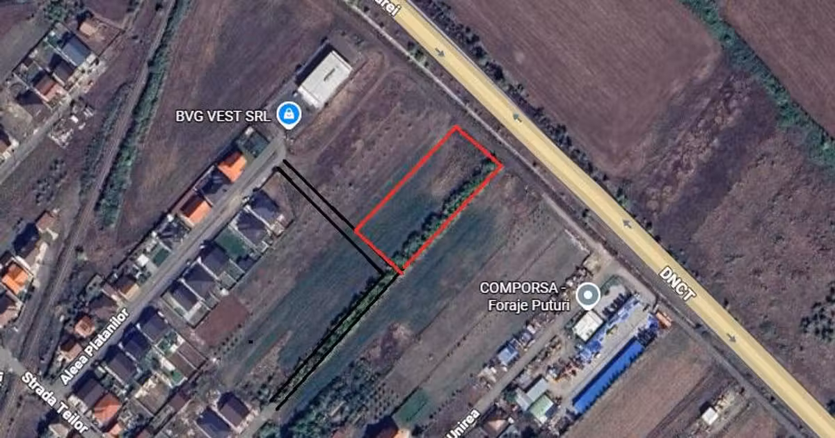 Teren Construcții intravilan de vânzare de 4316 mp, în Giarmata-Vii
