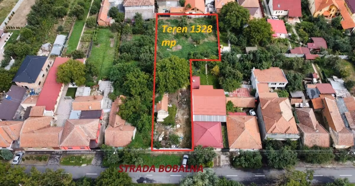 Teren Construcții intravilan de vânzare de 1328 mp, în zona Ghirodei, Timișoara