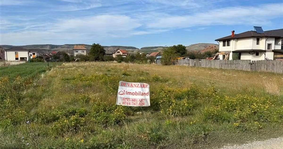 Teren Construcții intravilan de vânzare de 1200 mp, în Gilău