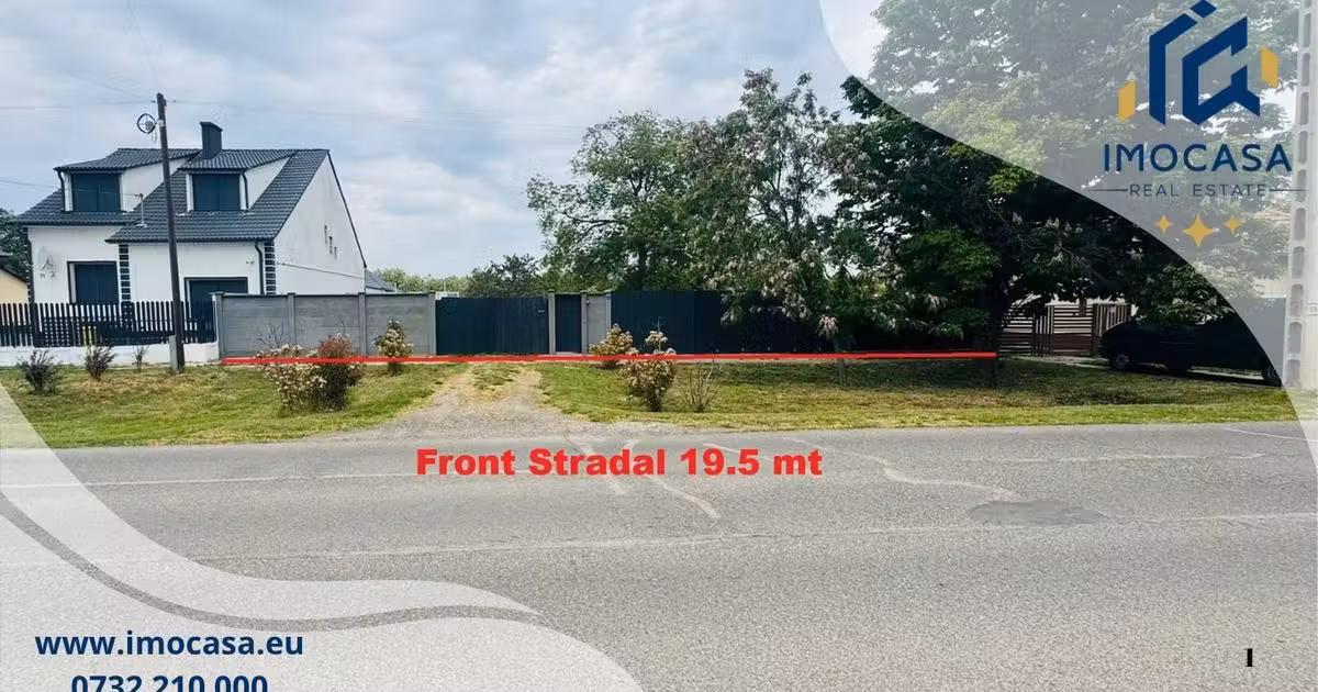 Teren Construcții intravilan de vânzare de 1490 mp, în Turnu