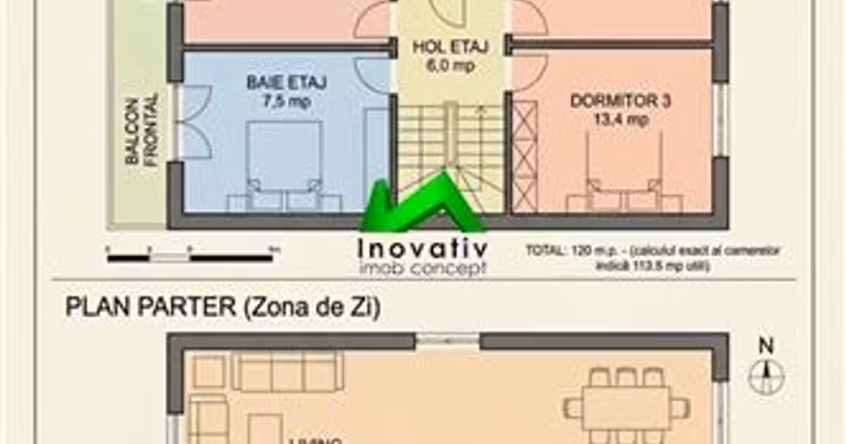 Casă de vânzare cu 4 camere în Rășinari