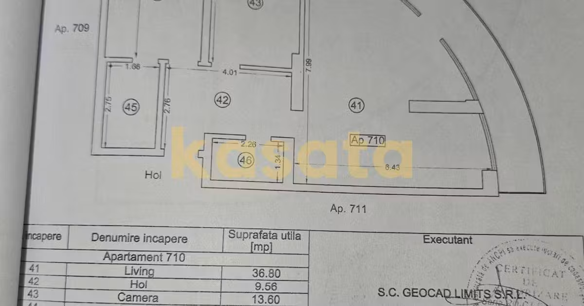 Apartament de vânzare cu 3 camere, mobilat în Năvodari