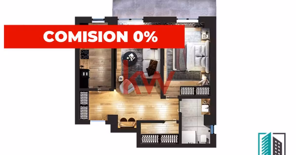 Apartament de vânzare cu 2 camere în zona Vișani, Iași