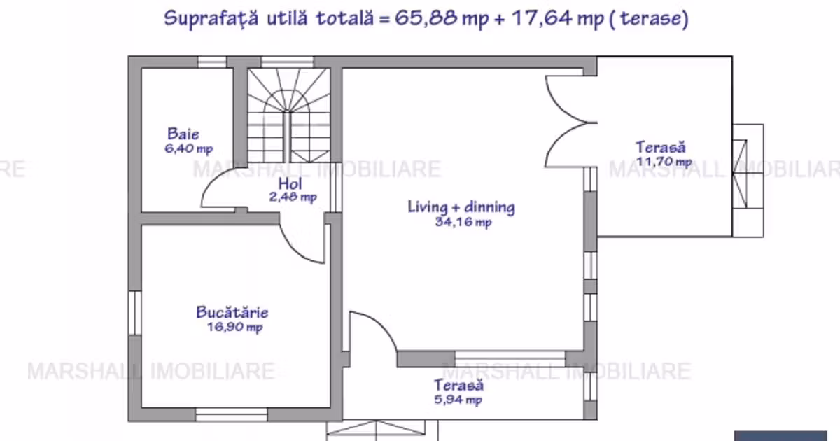 Casă de vânzare cu 4 camere în Păulești