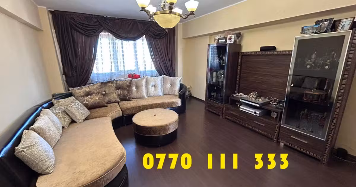 Apartament de vânzare cu 3 camere, mobilat în zona Republicii, Brăila