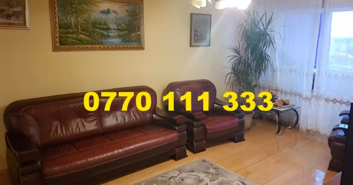 Apartament de vânzare cu 3 camere în zona Buzaului, Brăila