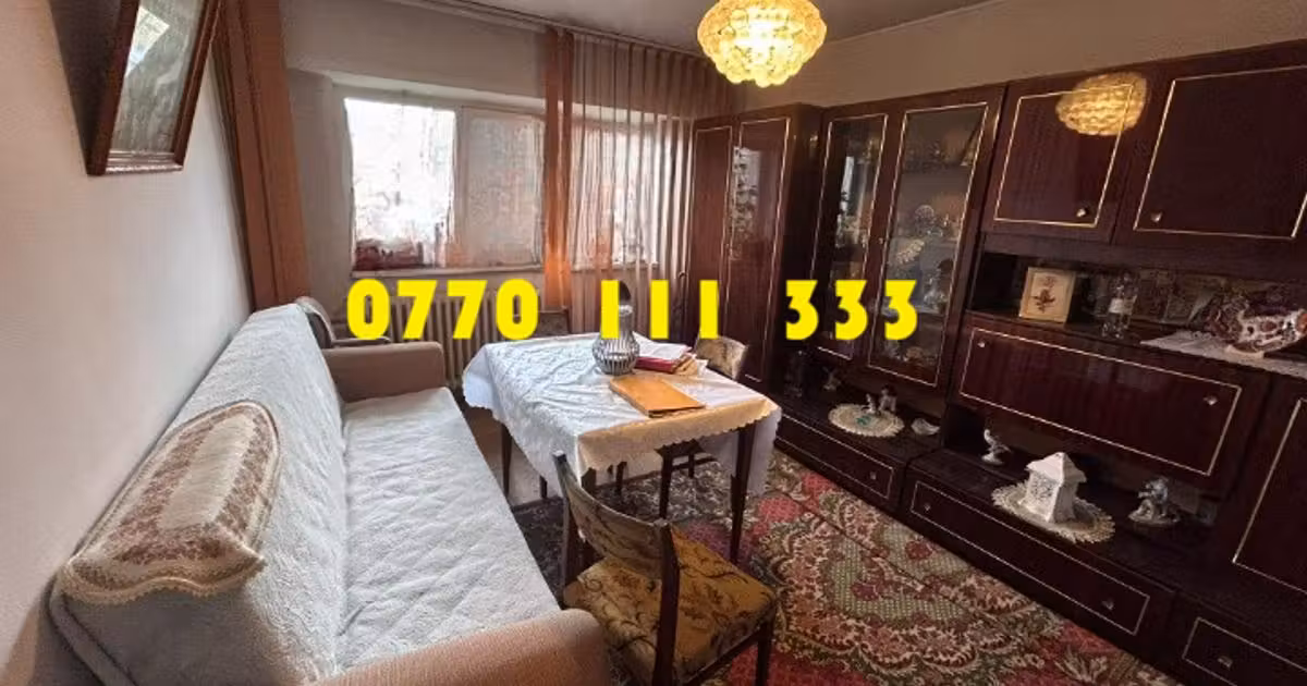 Apartament de vânzare cu 3 camere în zona Obor, Brăila