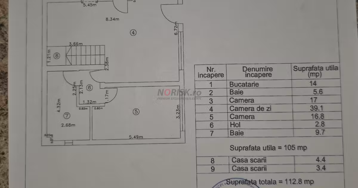 Casă individuală de vânzare cu 5 camere, mobilată în zona Pipera, Sector 1