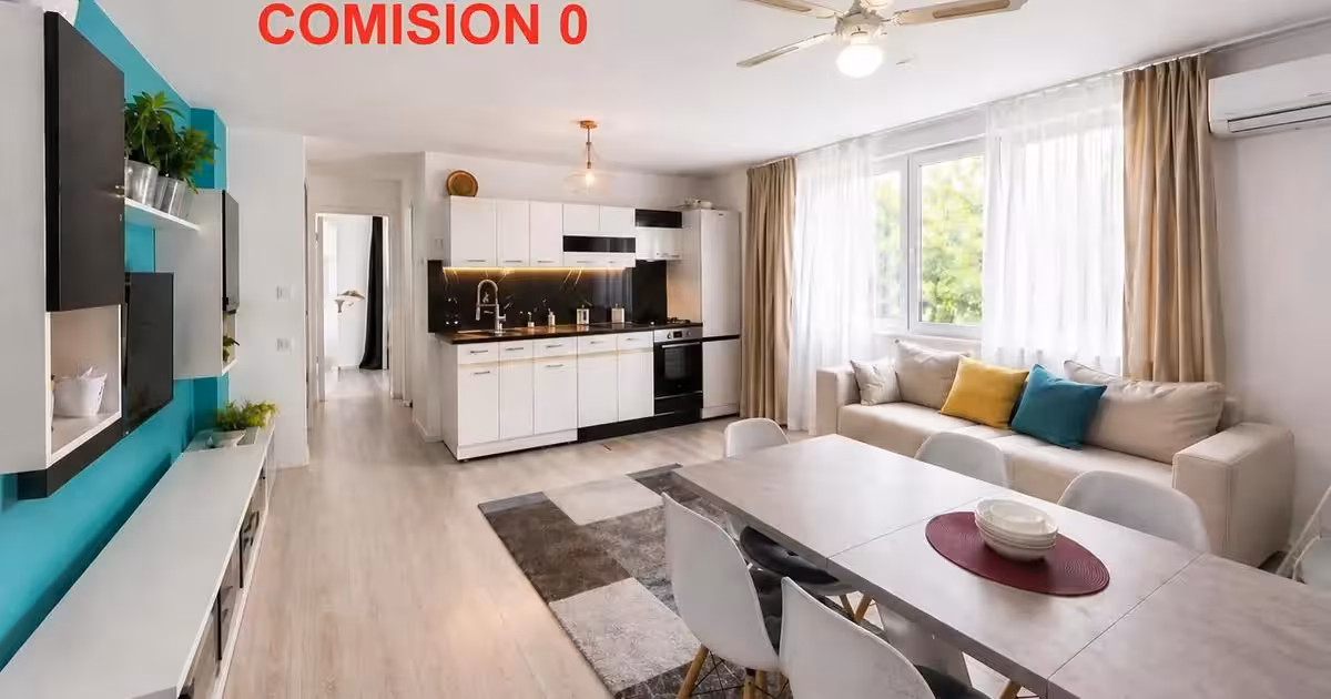 Apartament de vânzare cu 2 camere, mobilat în Florești