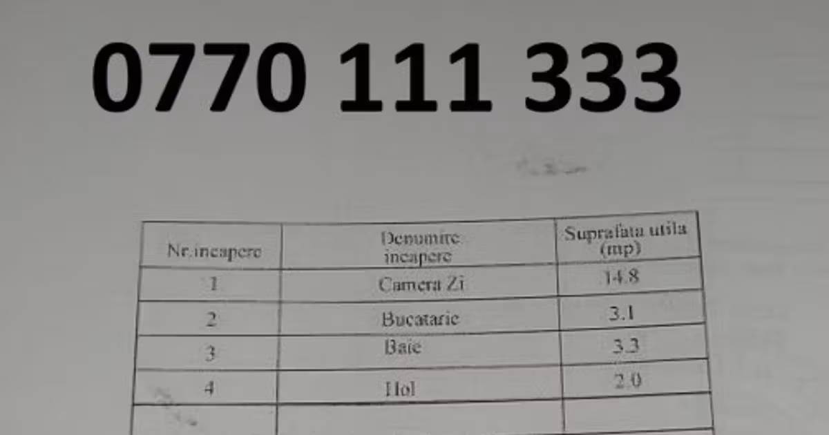 Garsonieră de vânzare în zona Barieră, Brăila