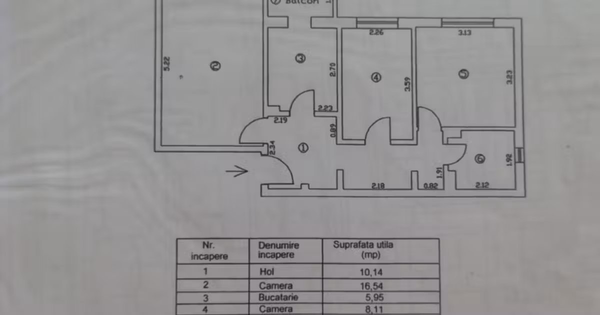 Apartament de vânzare cu 3 camere, mobilat în zona Dorobanți, Brăila