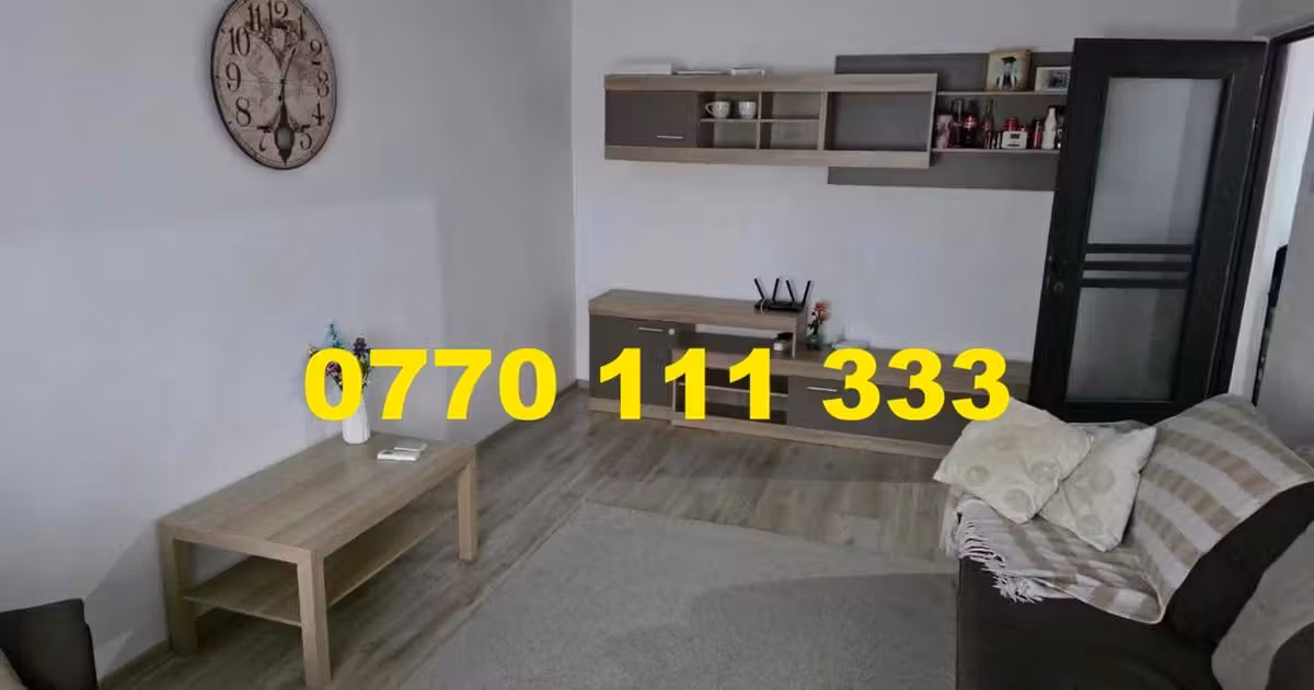 Apartament de vânzare cu 3 camere, mobilat în zona Gării, Brăila
