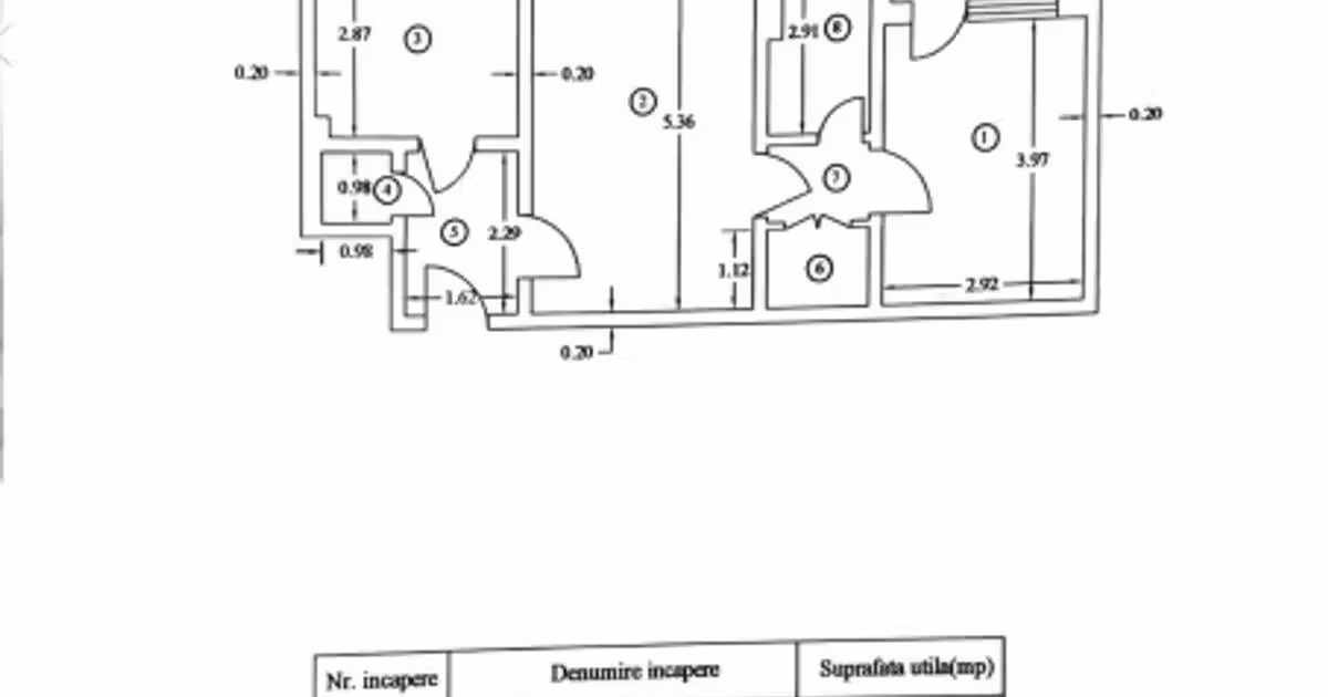 Apartament de vânzare cu 2 camere, mobilat în zona Dristor, Sector 3