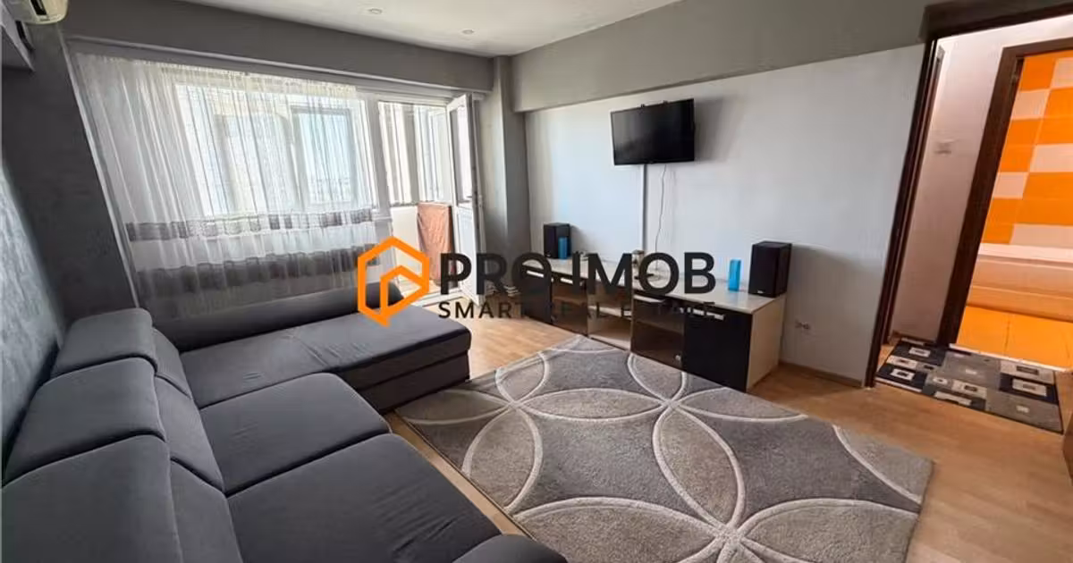 Apartament de vânzare cu 2 camere, mobilat în zona Unirii Sud, Buzău