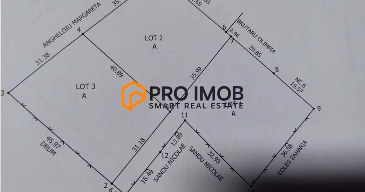 Teren intravilan de vânzare de 4317 mp, în Merei
