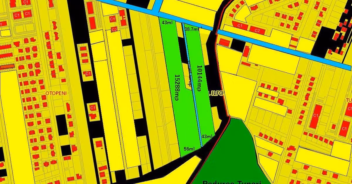Teren Construcții intravilan de vânzare de 25432 mp, în Otopeni