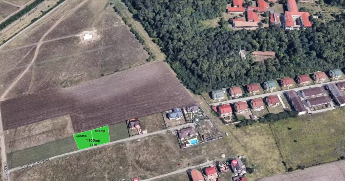 Teren Construcții intravilan de vânzare de 1213 mp, în Otopeni