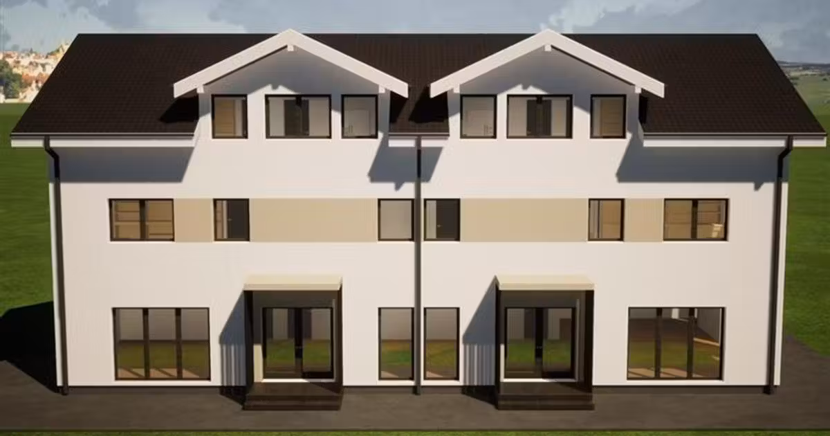Duplex de vânzare cu 4 camere în Tărlungeni