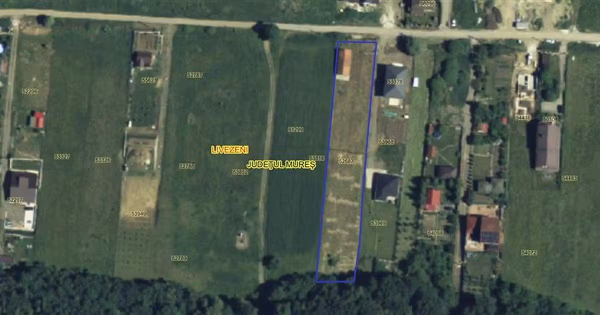 Teren intravilan de vânzare de 2500 mp, în Ivănești