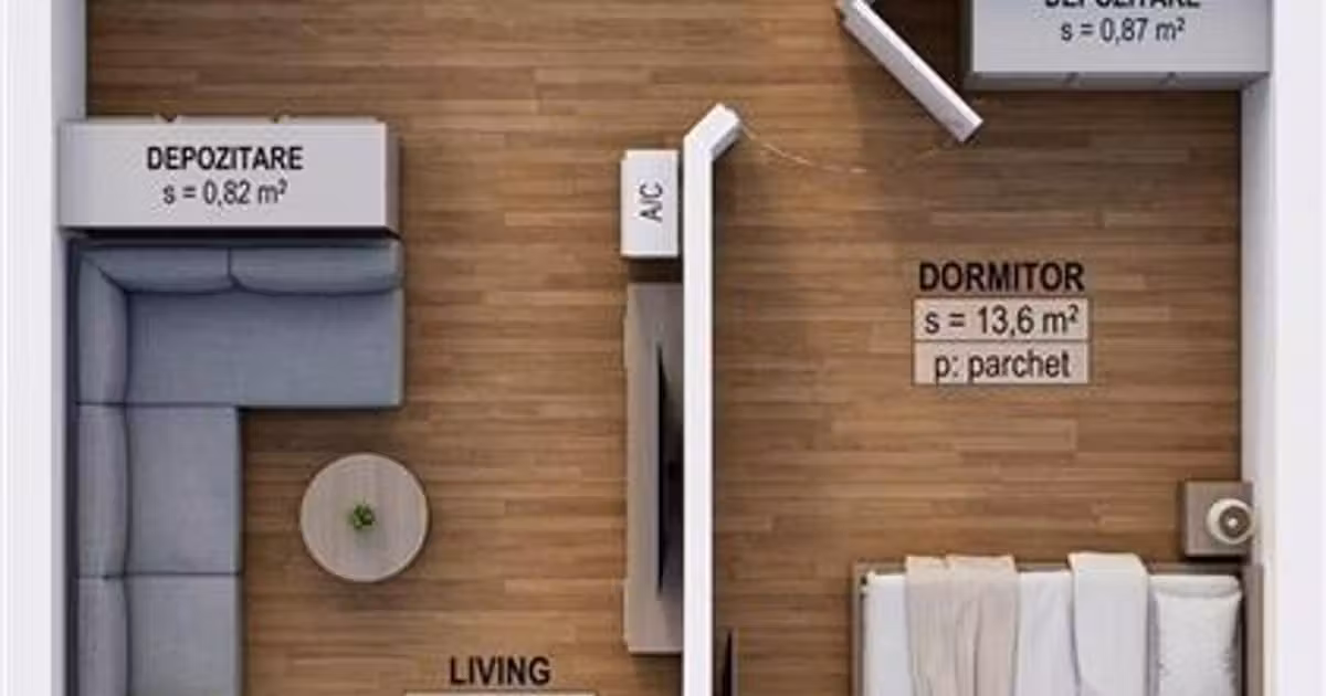 Apartament de vânzare cu 2 camere în zona Ițcani, Suceava