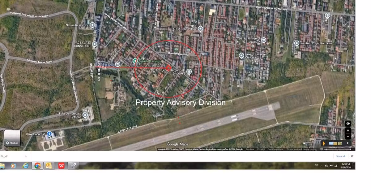 Teren intravilan de vânzare în zona Pipera, Sector 1