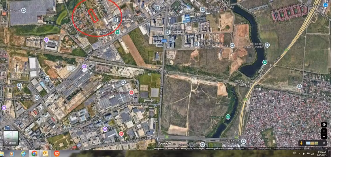 Teren intravilan de vânzare în zona Pipera, Sector 1