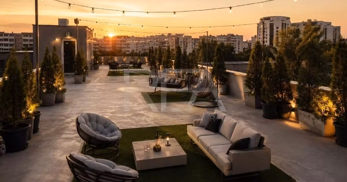 Penthouse de vânzare cu 5 camere, mobilat în zona Central, Ultracentral