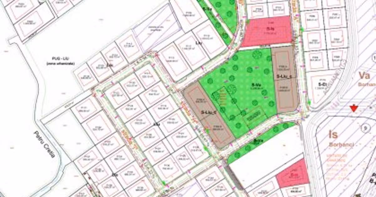 Teren Construcții intravilan de vânzare de 360 mp, în zona Borhanci, Cluj-Napoca