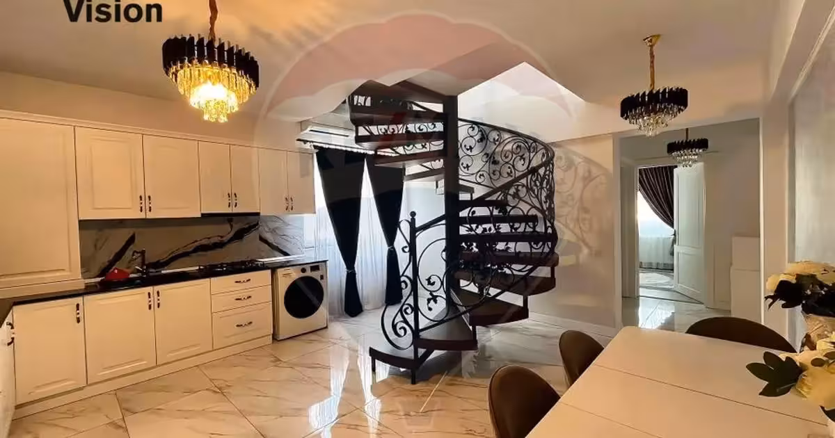 Apartament de închiriat cu 4 camere, mobilat în zona Central, Craiova