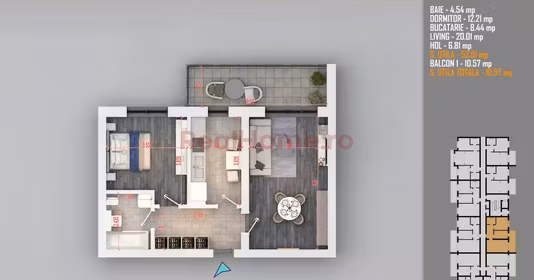 Apartament Titan