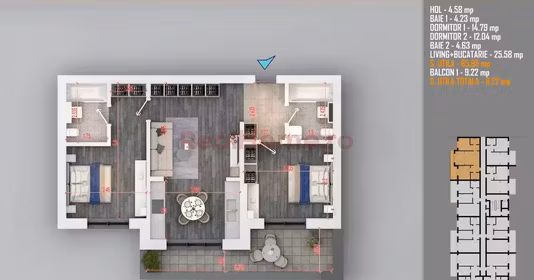 Apartament Titan