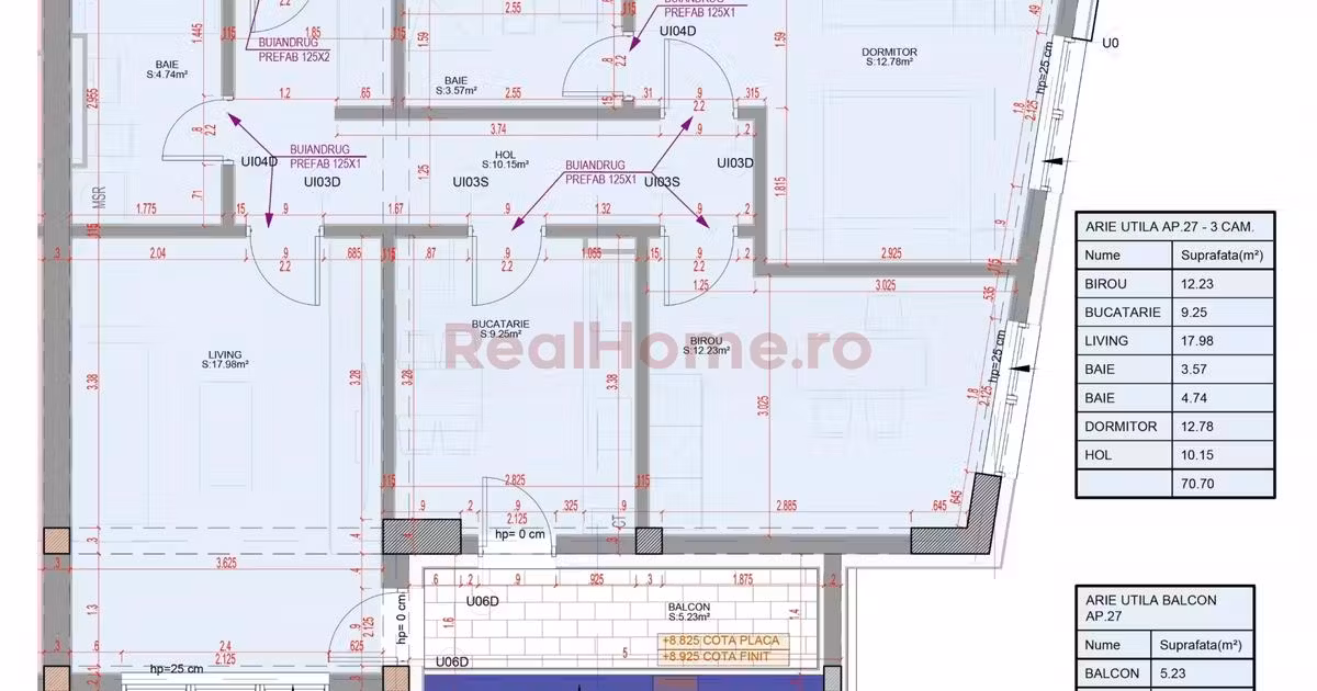 Apartament de vânzare cu 3 camere în zona Theodor Pallady, Sector 3