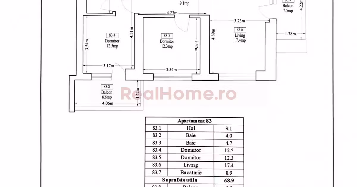 Apartament de vânzare cu 3 camere în zona Theodor Pallady, Sector 3