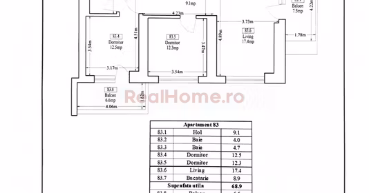Apartament Titan