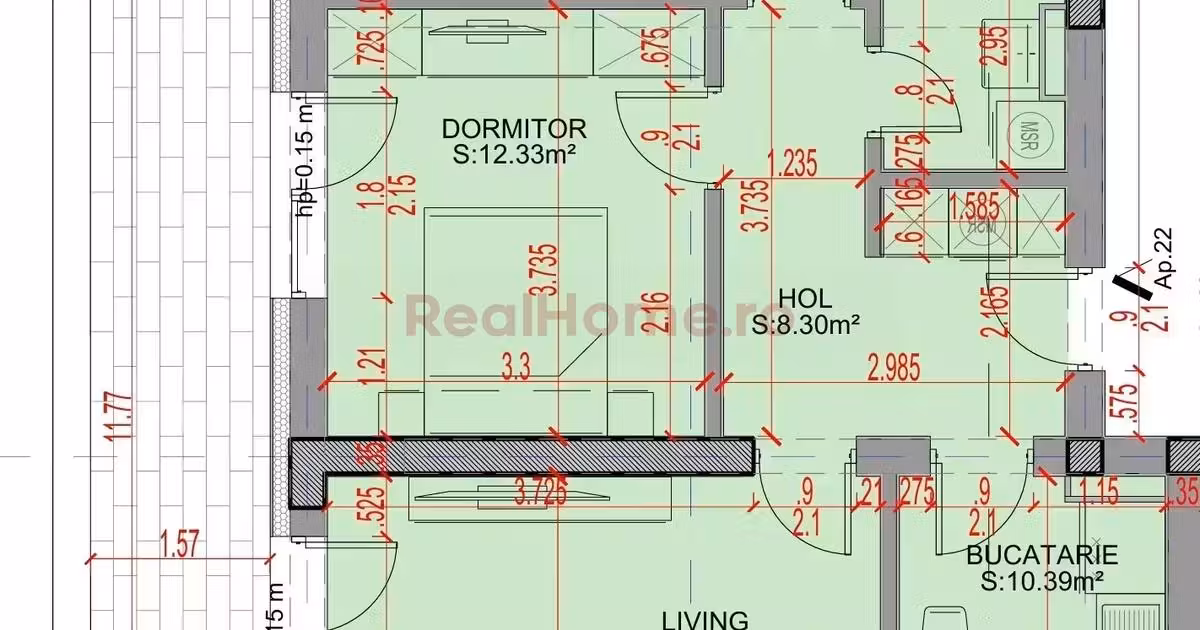 Apartament de vânzare cu 3 camere în zona Theodor Pallady, Sector 3