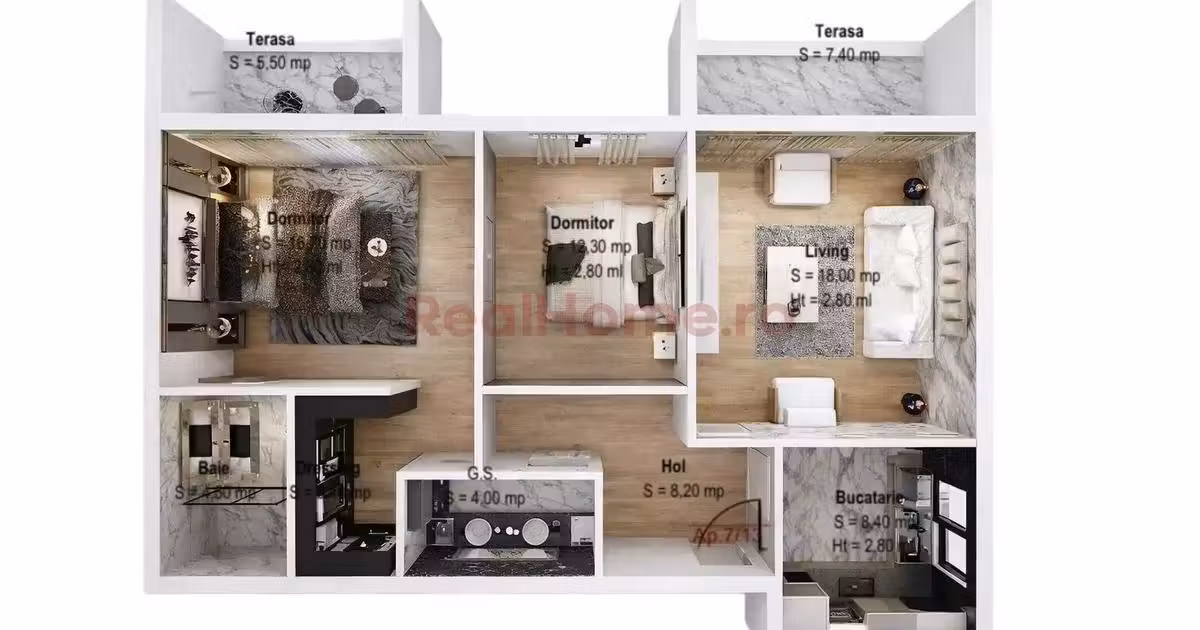 Apartament de vânzare cu 3 camere în zona Theodor Pallady, Sector 3