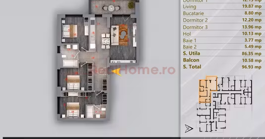 Apartament Titan
